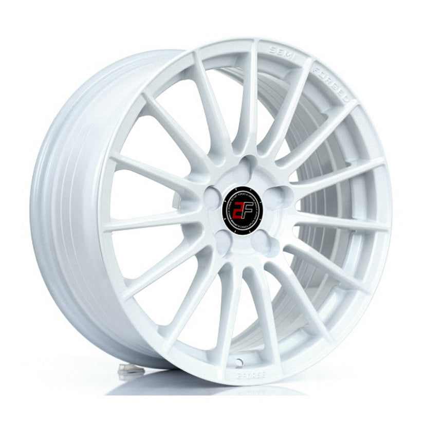 2Forge ZF1 Alloy Wheel 17x7.5 5x115 ET10 TO 51 72.6mm CB White
