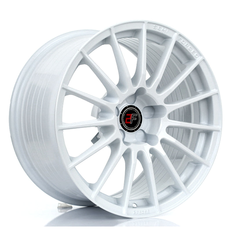 2Forge ZF1 Alloy Wheel 17x9.5 5x115 ET0 TO 45 72.6mm CB White