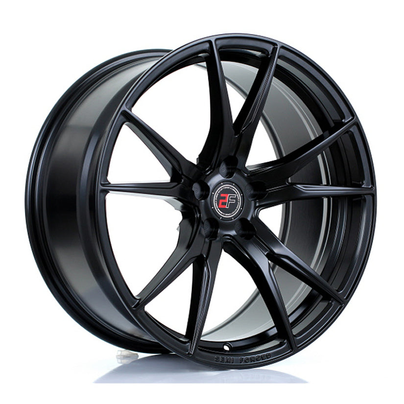 2Forge ZF2 Alloy Wheel 20x9.5 5x128 ET9 TO 45 72.6mm CB Matt Black