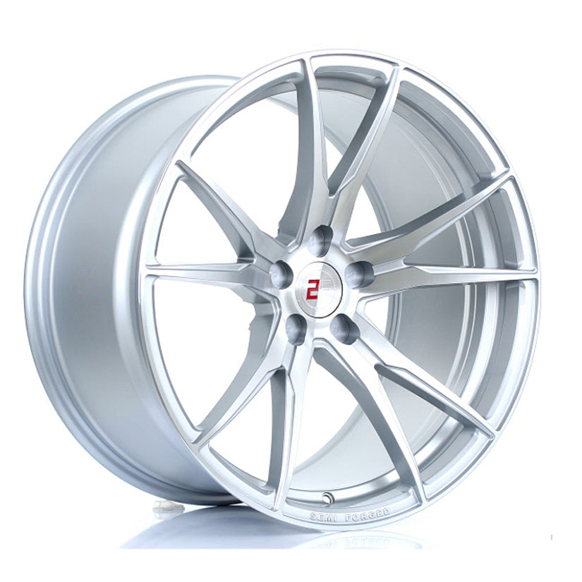 2Forge ZF2 Alloy Wheel 20x11 5x132 ET15 TO 46 72.6mm CB Silver Polished Face