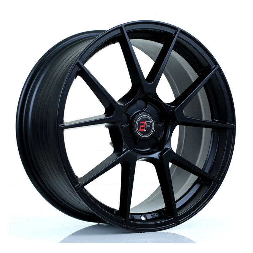 2Forge ZF6 Alloy Wheel 19x8.5 5x108 ET15 TO 45 72.6mm CB Matt Black