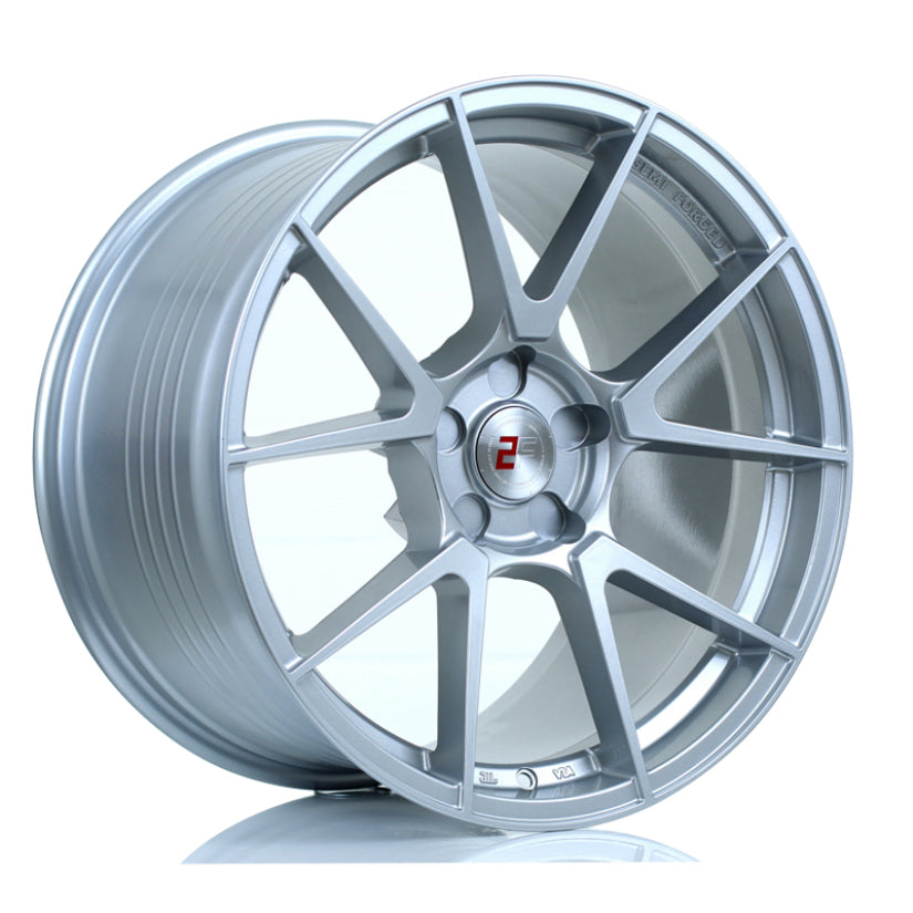 2Forge ZF6 Alloy Wheel 19x11 5x120.65 ET15 TO 50 72.6mm CB Crystal Silver