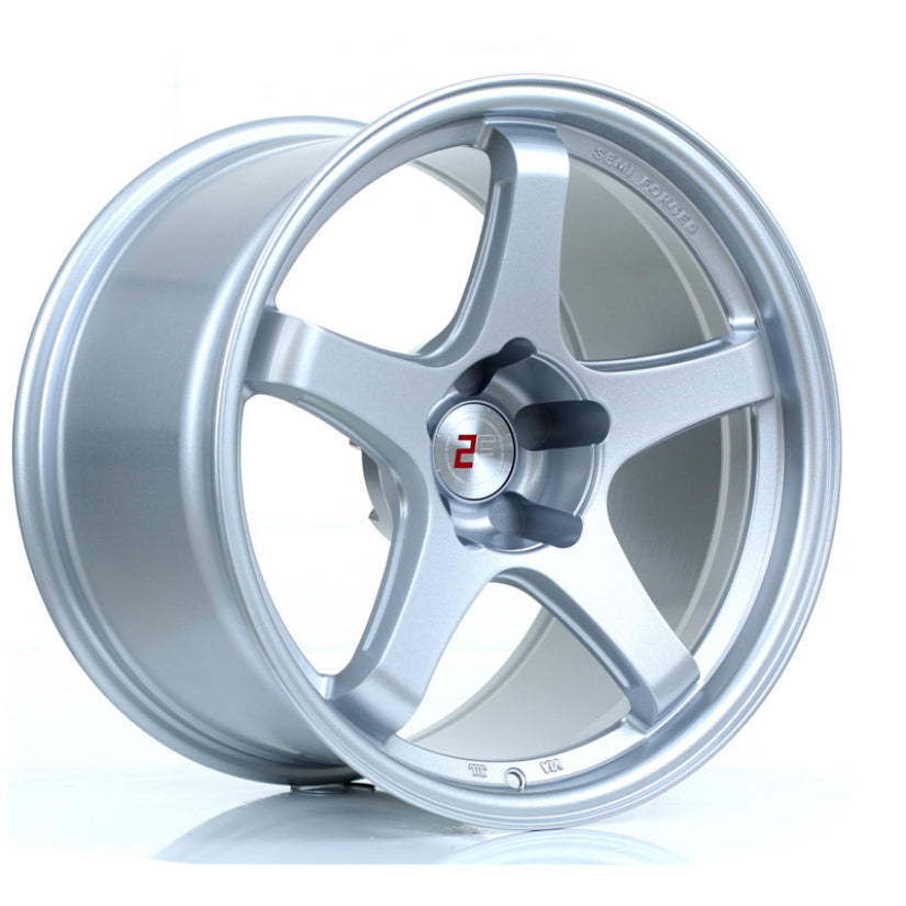 2Forge ZF7 Alloy Wheel 18x11 5x110 ET18 TO 38 72.5mm CB Crystal Silver