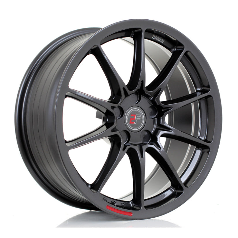 2Forge ZF8 Alloy Wheel 18x8 5x108 ET0 TO 50 72.5mm CB Gloss Gunmetal