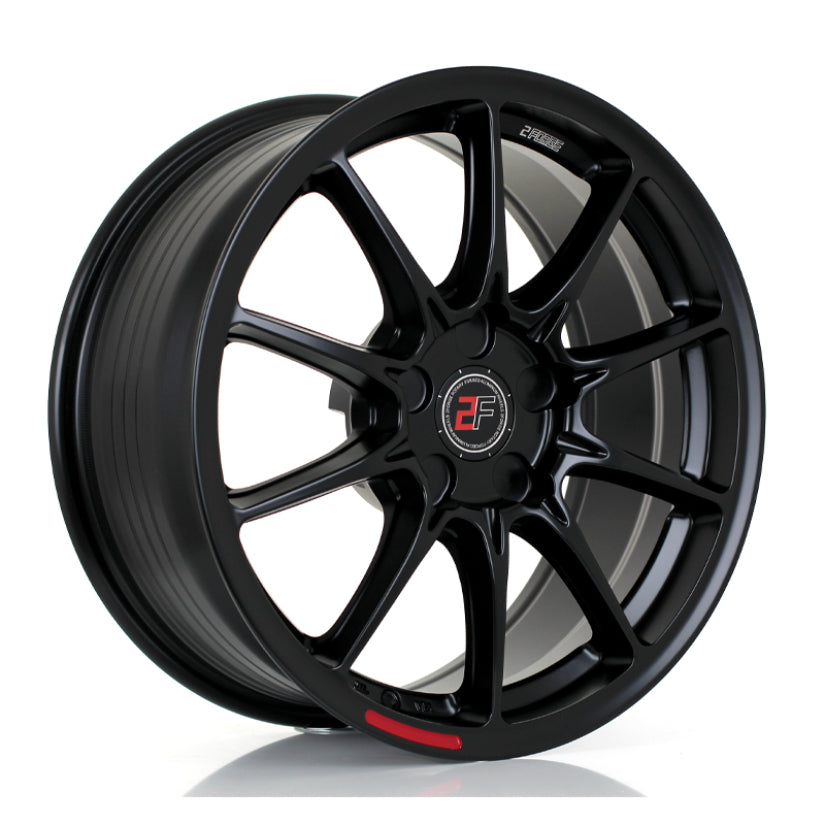 2Forge ZF8 Alloy Wheel 17x8 5x105 ET10 TO 50 72.5mm CB Matt Black