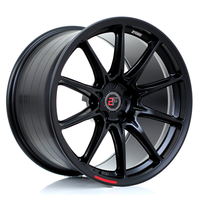 2Forge ZF8 Alloy Wheel 19x10.5 5x115 ET10 TO 25 72.5mm CB Matt Black