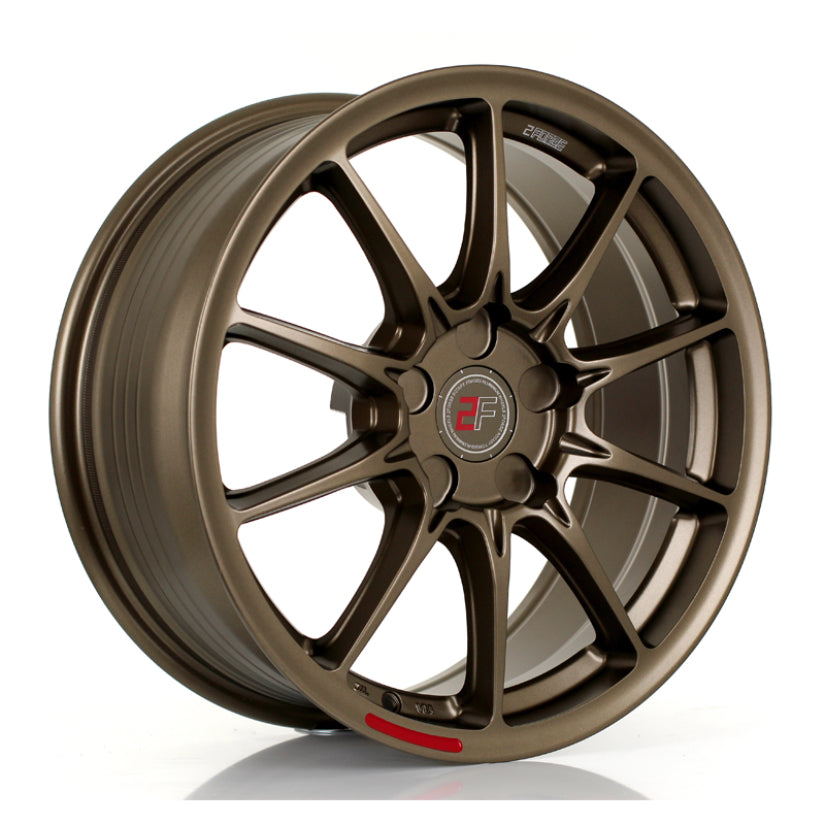 2Forge ZF8 Alloy Wheel 17x8 5x108 ET10 TO 50 72.5mm CB Matt Bronze