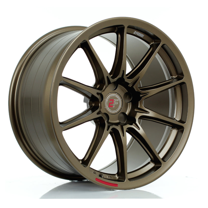 2Forge ZF8 Alloy Wheel 18x10 5x127 ET15 TO 42 72.5mm CB Matt Bronze