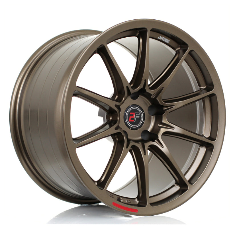 2Forge ZF8 Alloy Wheel 20x9.5 5x115 ET30 TO 50 72.5mm CB Matt Bronze