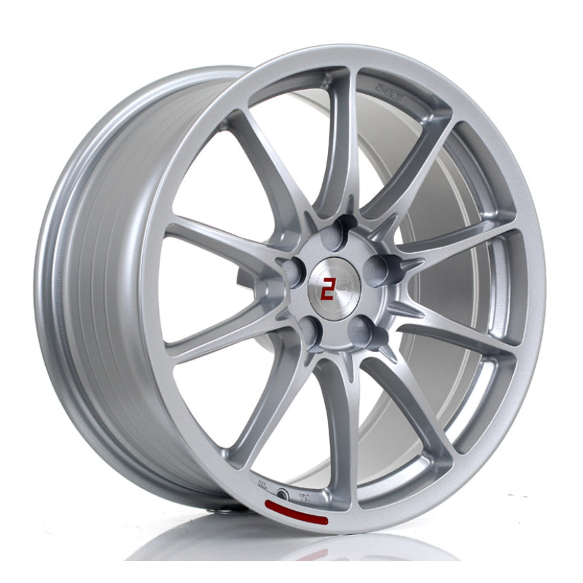 2Forge ZF8 Alloy Wheel 18x8.5 5x108 ET5 TO 50 72.5mm CB Silver