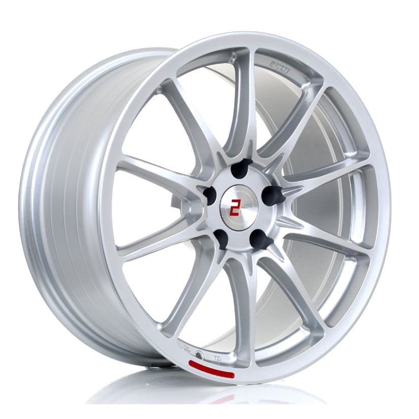 2Forge ZF8 Alloy Wheel 18x9 5x120 ET12 TO 50 72.5mm CB Silver