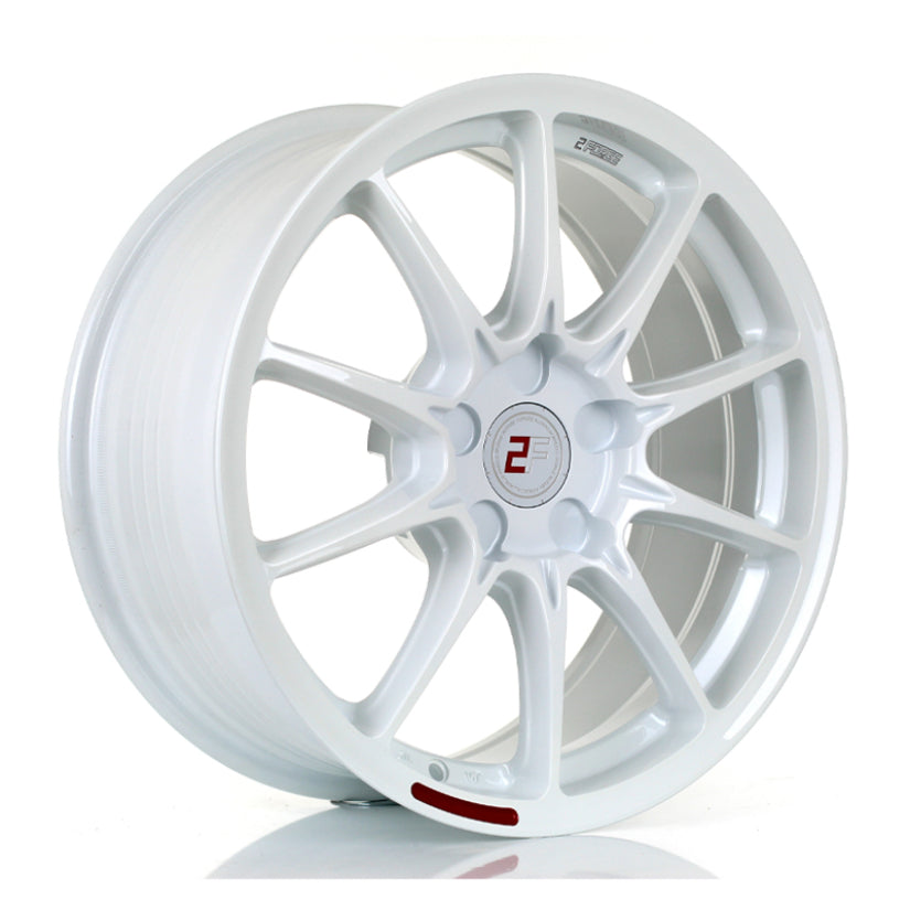 2Forge ZF8 Alloy Wheel 17x7.5 5x130 ET10 TO 50 72.5mm CB White