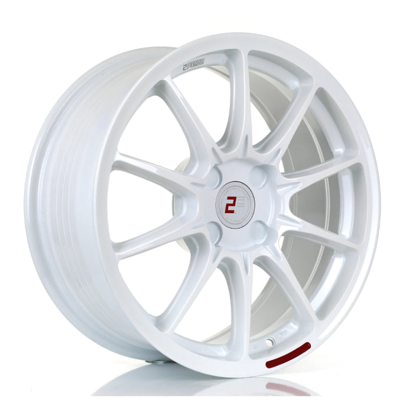 2Forge ZF8 Alloy Wheel 17x8 4x108 ET10 TO 50 72.5mm CB White