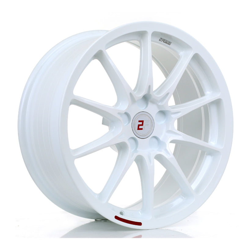 2Forge ZF8 Alloy Wheel 19x8.5 5x120.65 ET20 TO 50 72.5mm CB White