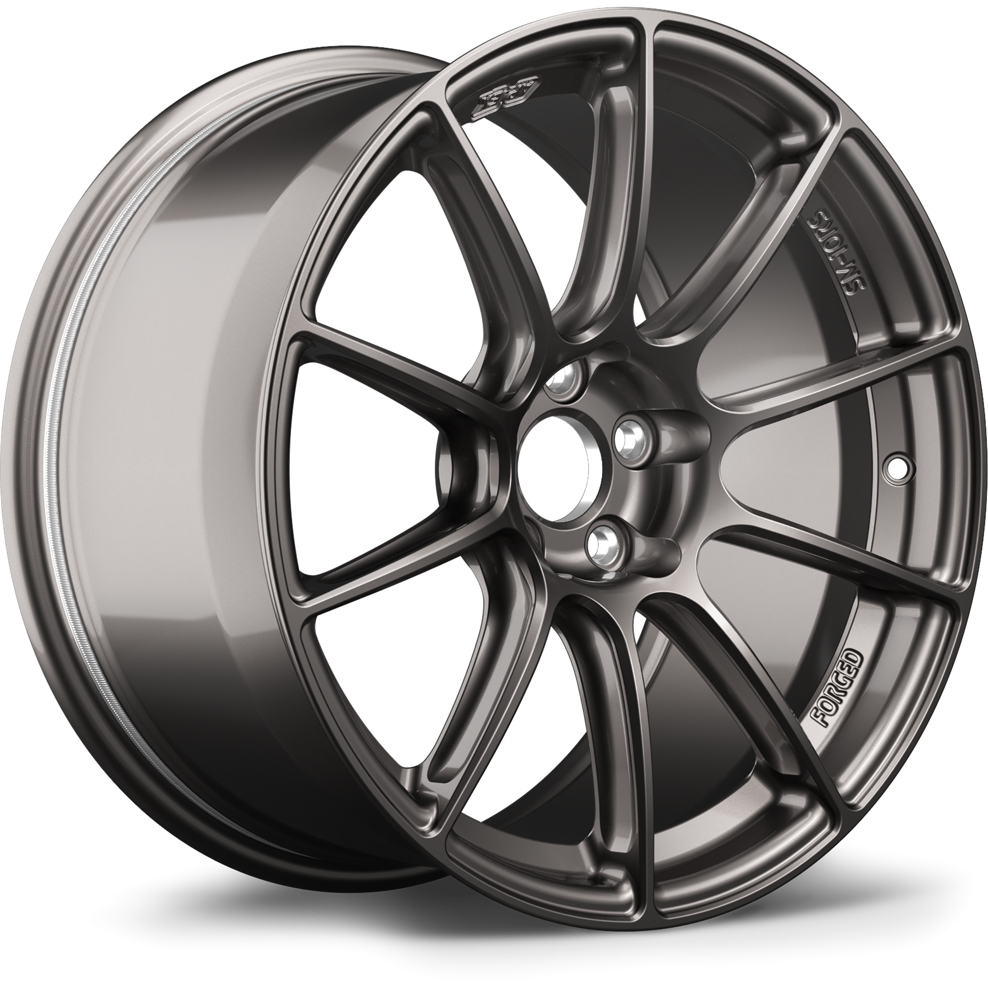 Apex SM-10RS Forged Alloy Wheel 17x10 ET48 5x114.3 Anthracite 70.1mm CB
