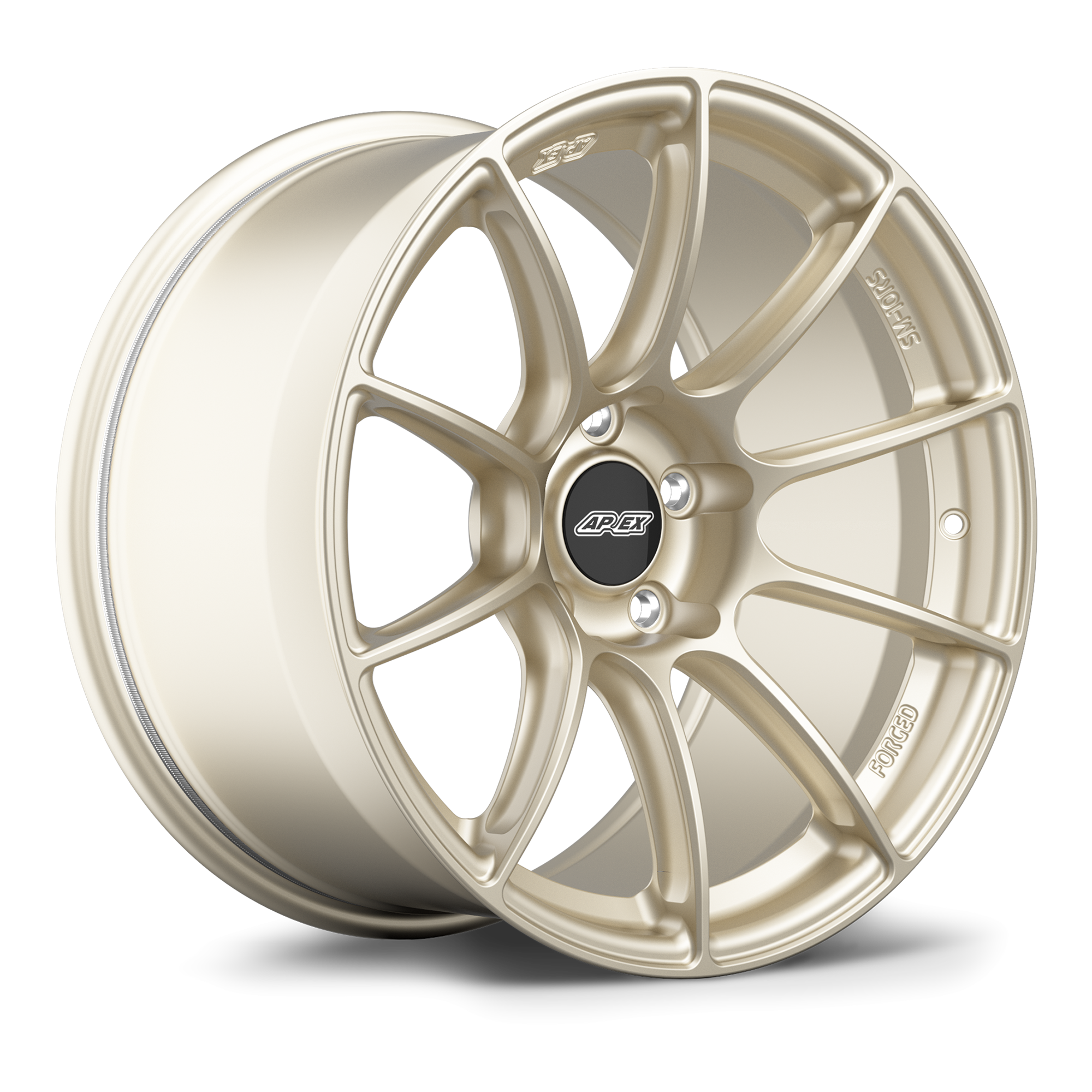 Apex SM-10RS Forged Alloy Wheel 18x11 ET38 5x120.65 Motorsport Gold 70.3mm CB