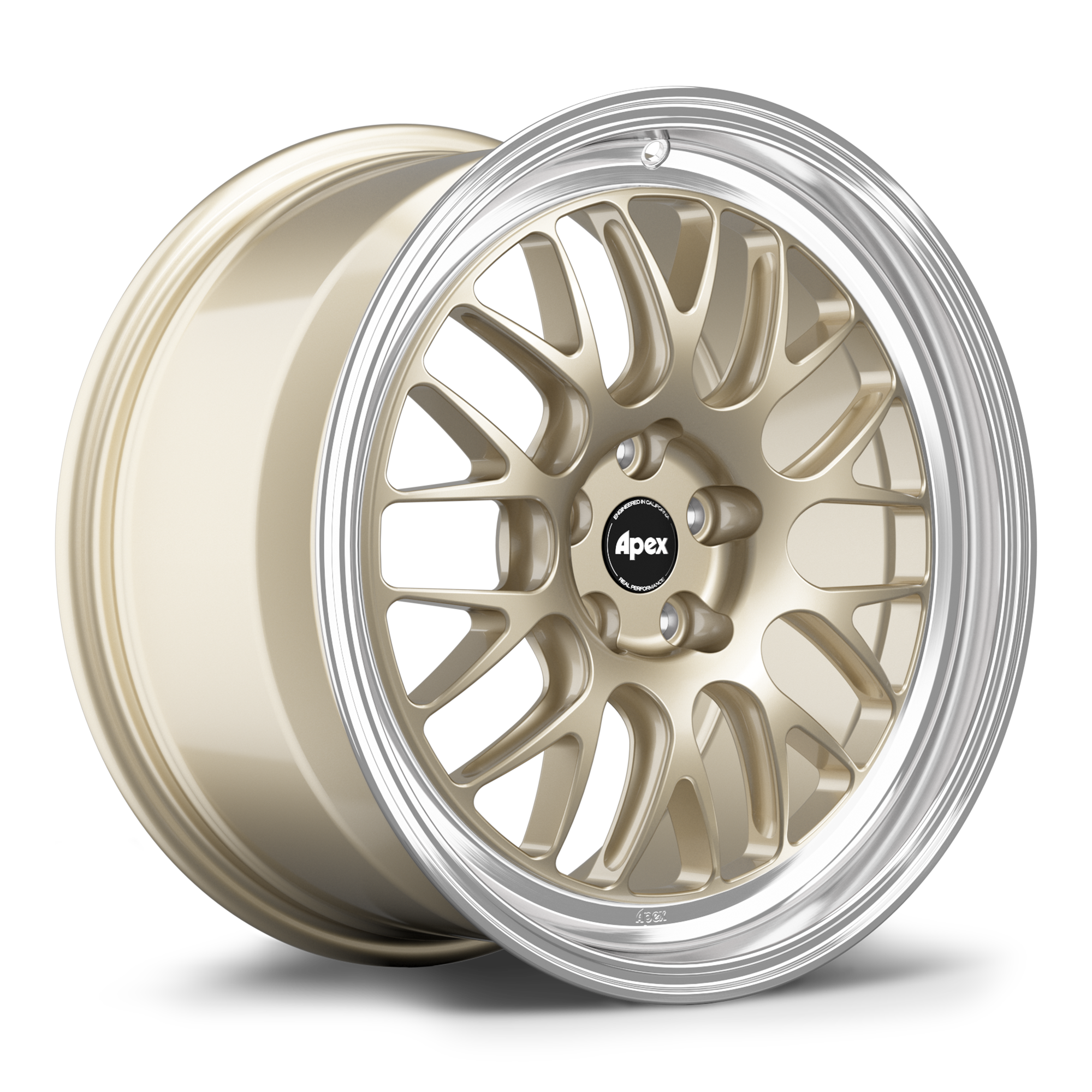 Apex ML-10RT Forged Alloy Wheel 17x9 ET42 5x100 Gloss Motorsport Gold - Machined Lip 56.1mm CB