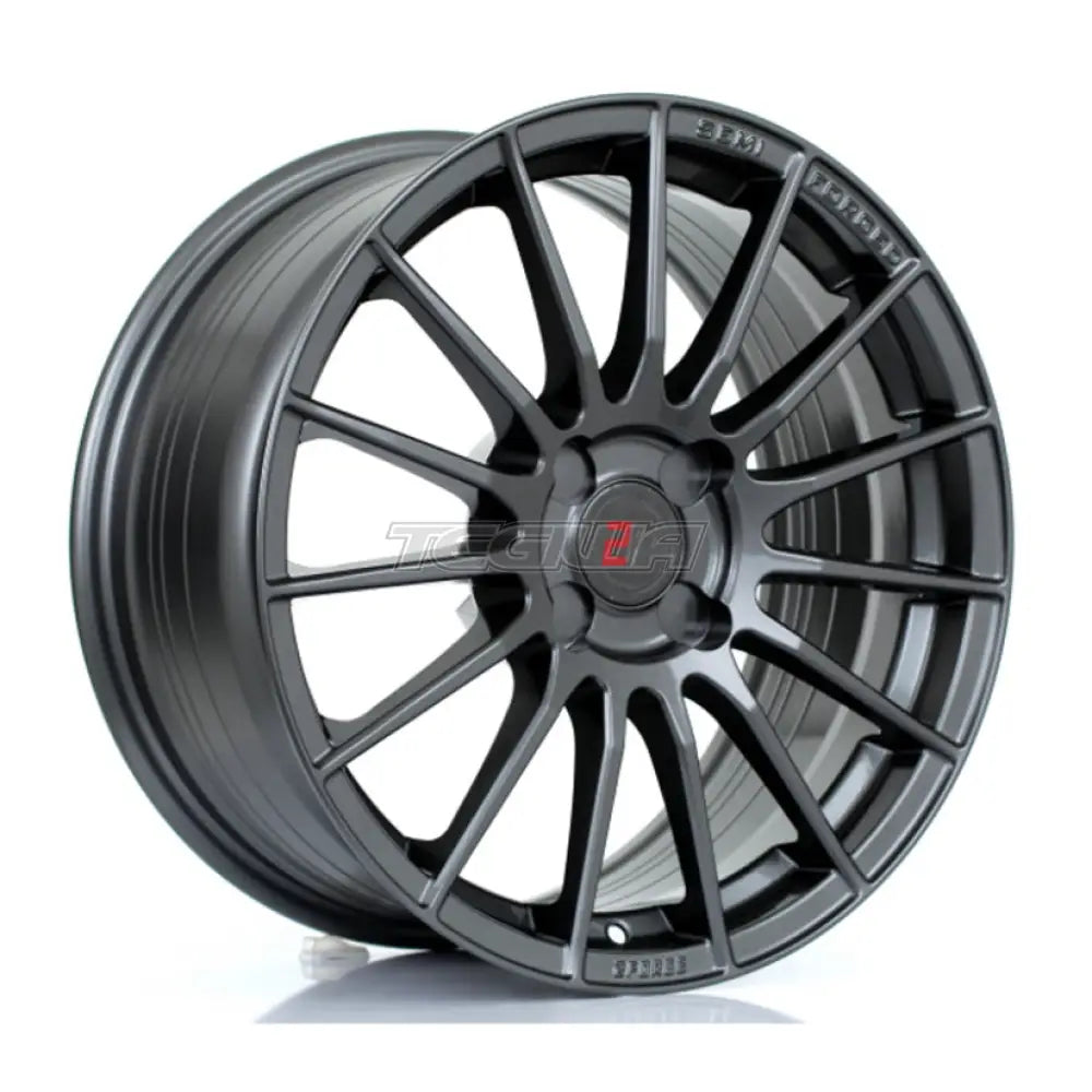2Forge ZF1 Alloy Wheel 17x8 4x100 ET10 TO 58 72.6mm CB Gloss Gunmetal