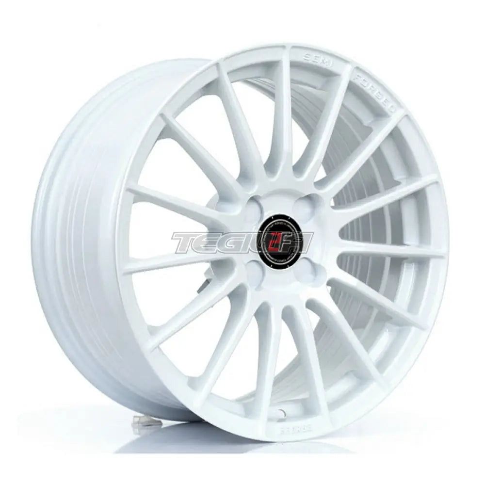 2Forge ZF1 Alloy Wheel 17x8 4x100 ET10 TO 58 72.6mm CB White