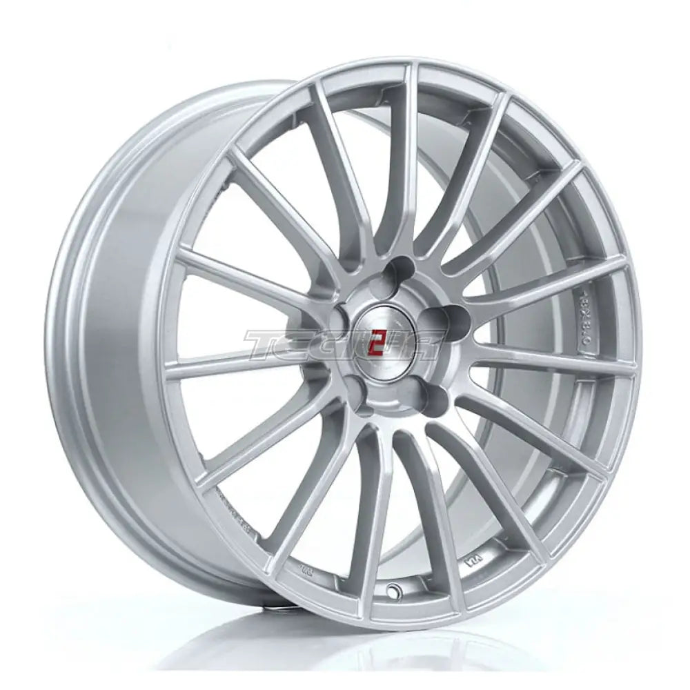 2Forge ZF1 Alloy Wheel 18x8 5x105 ET15 TO 42 72.6mm CB Silver