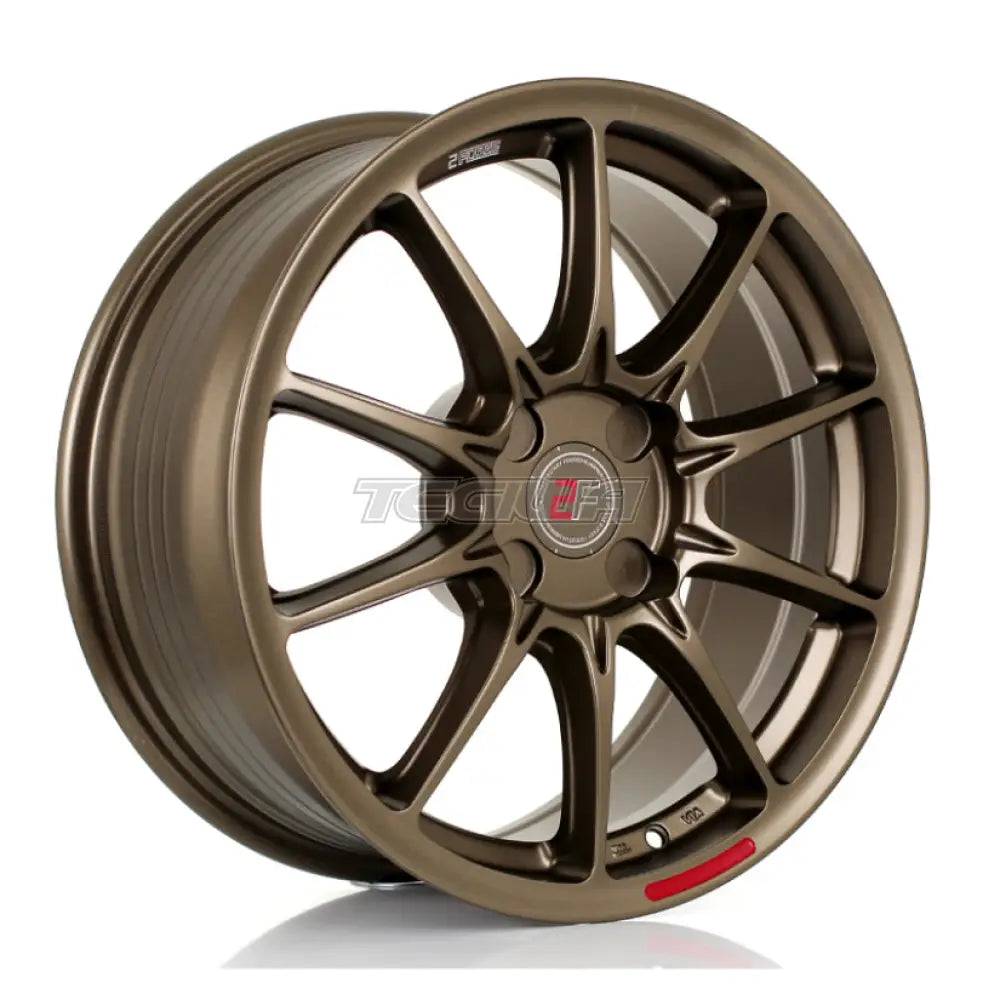 2Forge ZF8 Alloy Wheel 17x7.5 4x108 ET10 TO 50 72.5mm CB Matt Bronze
