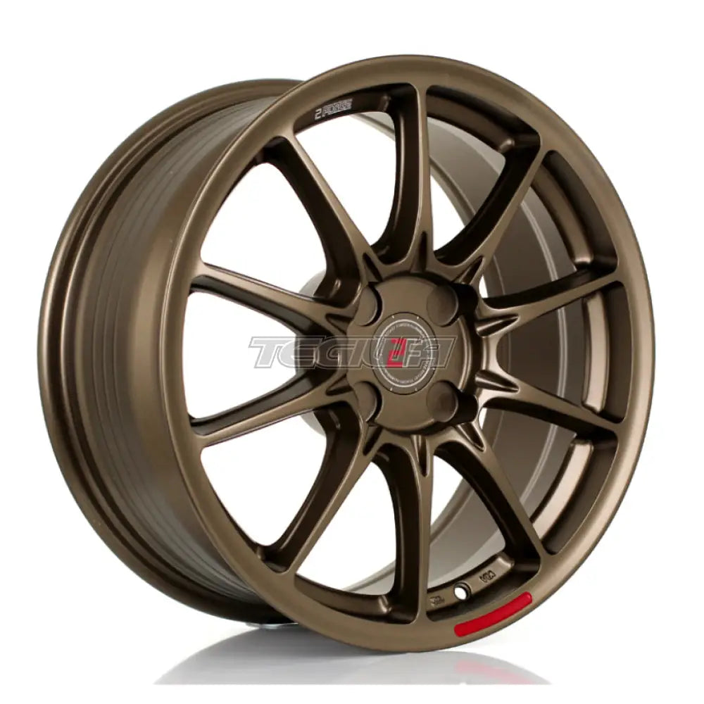 2Forge ZF8 Alloy Wheel 17x8 4x108 ET10 TO 50 72.5mm CB Matt Bronze