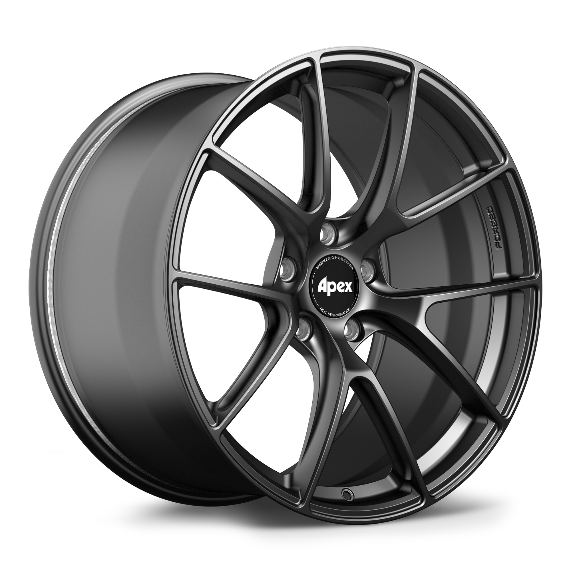 Apex VS-5RS Alloy Wheel 21x115 ET58 5x130 71.6mm CB Satin Black