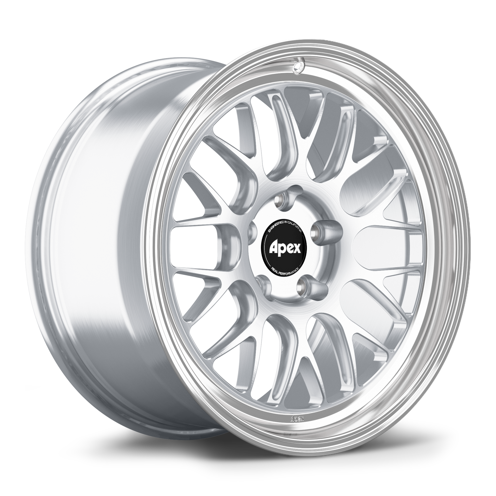 Apex ML-10RT Forged Alloy Wheel 18x11 ET60 5x130 Brushed Clear - Machined Lip 71.6mm CB