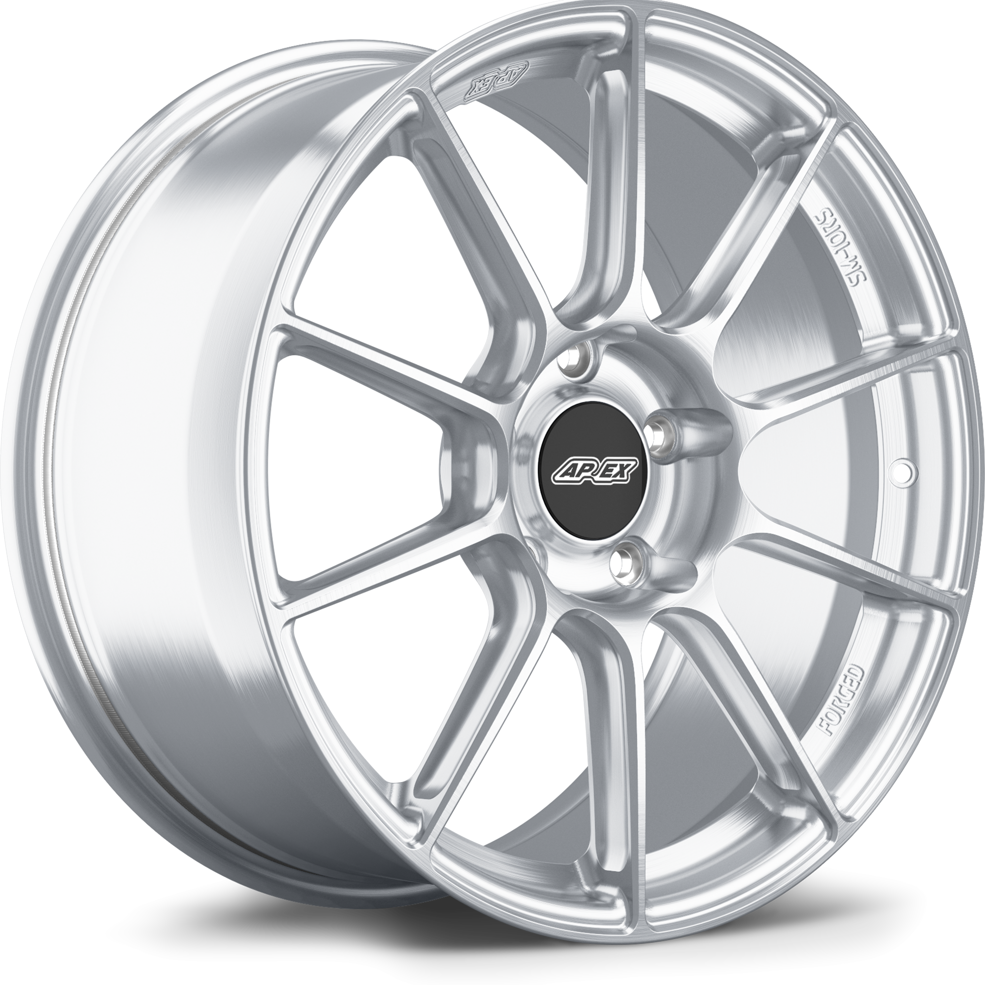 Apex SM-10RS Forged Alloy Wheel 20x11 ET18 5x112 Brushed Clear 66.6mm CB