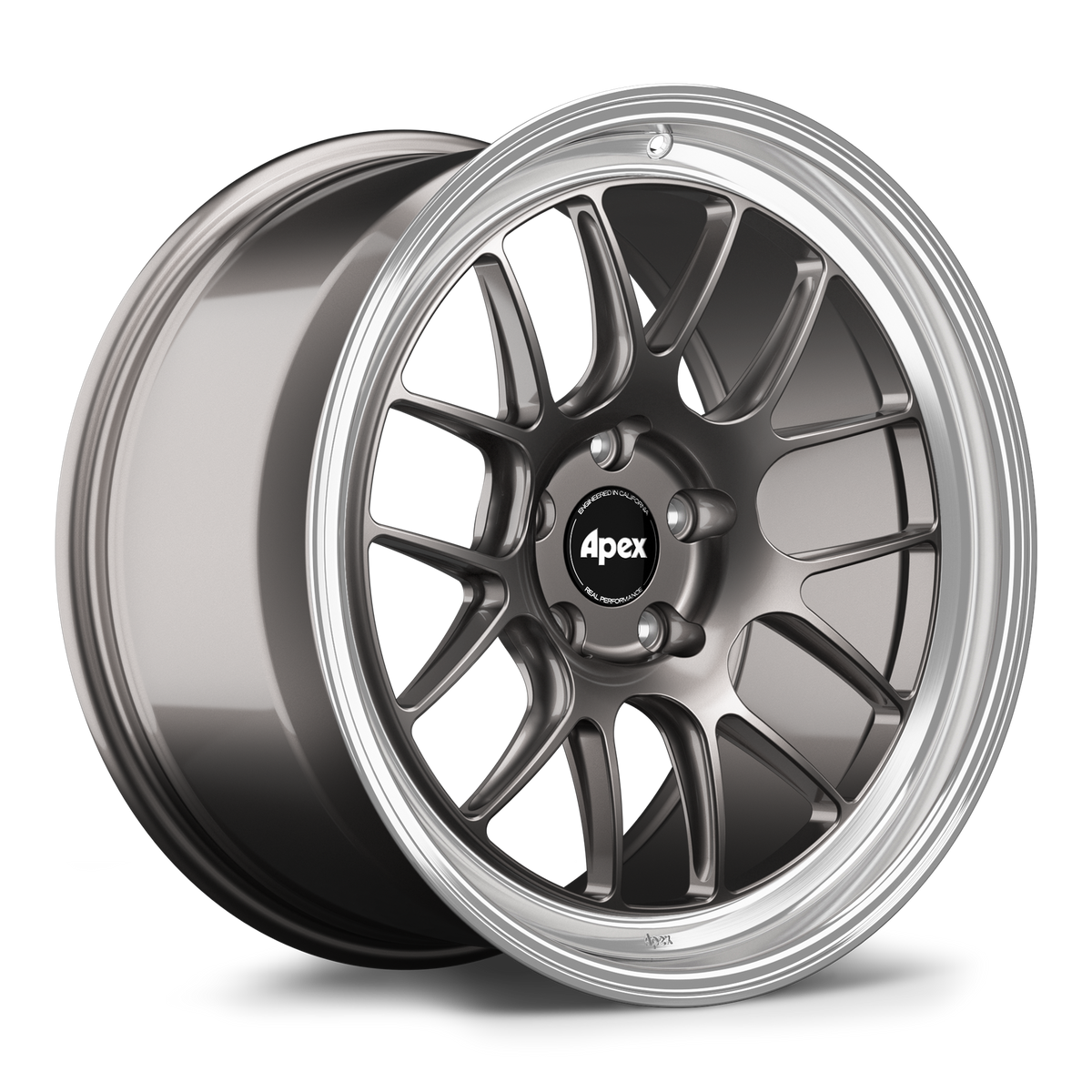 Apex ML-7RT Forged Alloy Wheel 19x11 ET44 5x120mm - Machined Lip - Anthracite 72.56mm CB