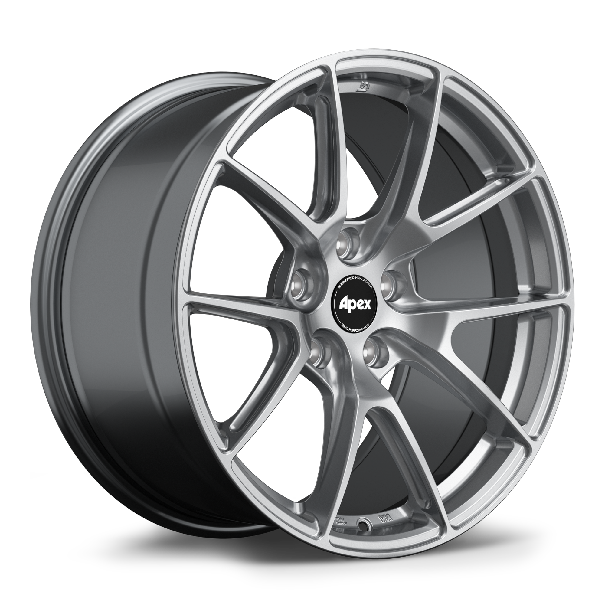 Apex VS-5 Alloy Wheel 18x9 ET35 5x114.3 Hyper Black 73.1mm CB