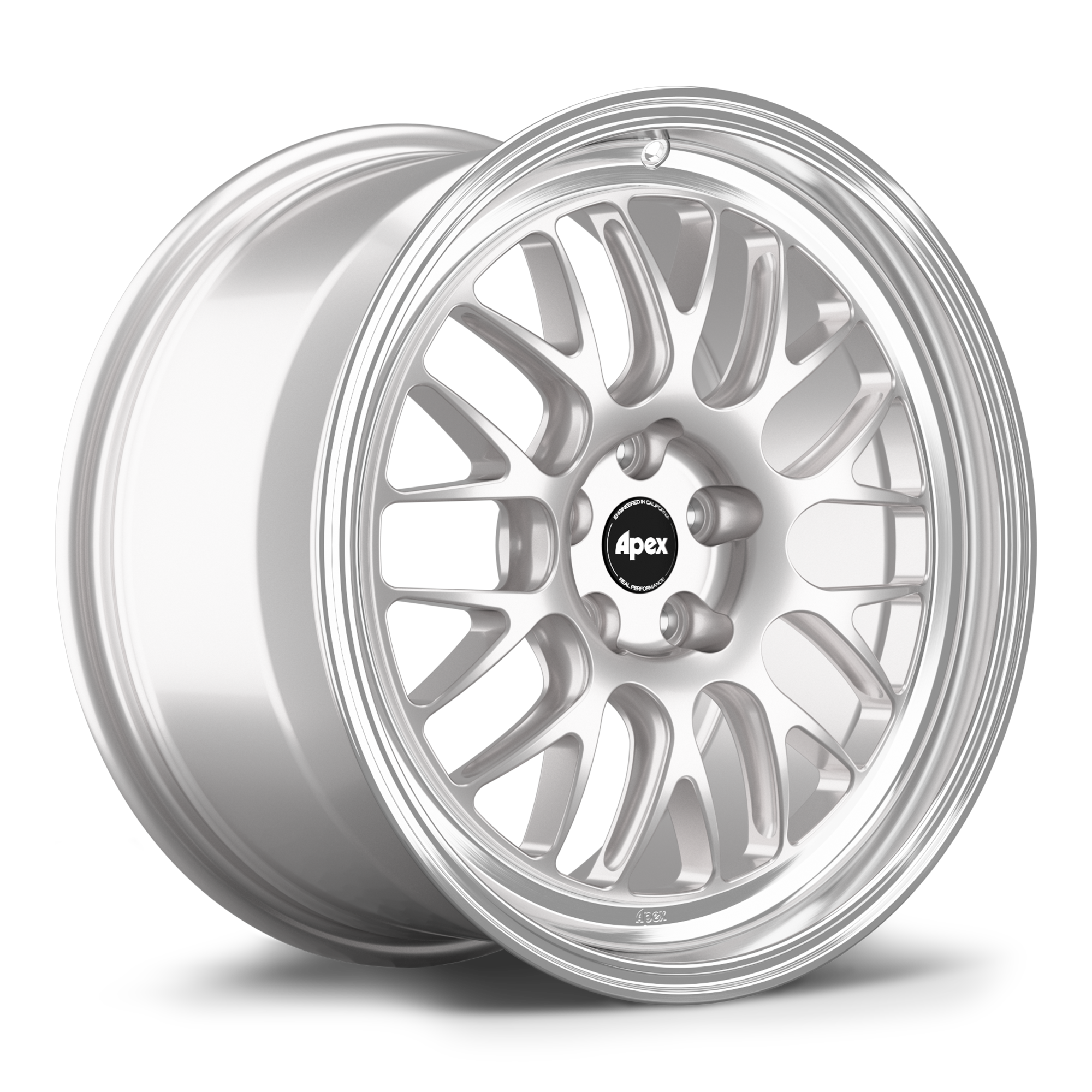 Apex ML-10RT Forged Alloy Wheel 17x9 ET42 5x100 Race Silver - Machined Lip 56.1mm CB