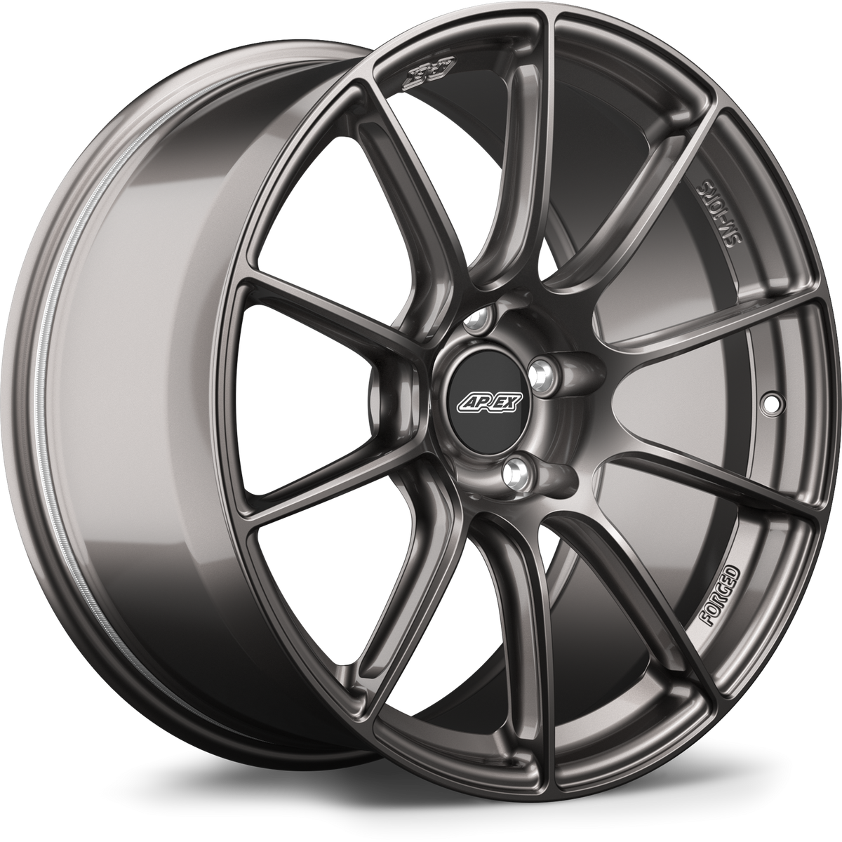 Apex SM-10RS Forged Alloy Wheel 19x9 ET25 5x112 Anthracite 66.6mm CB