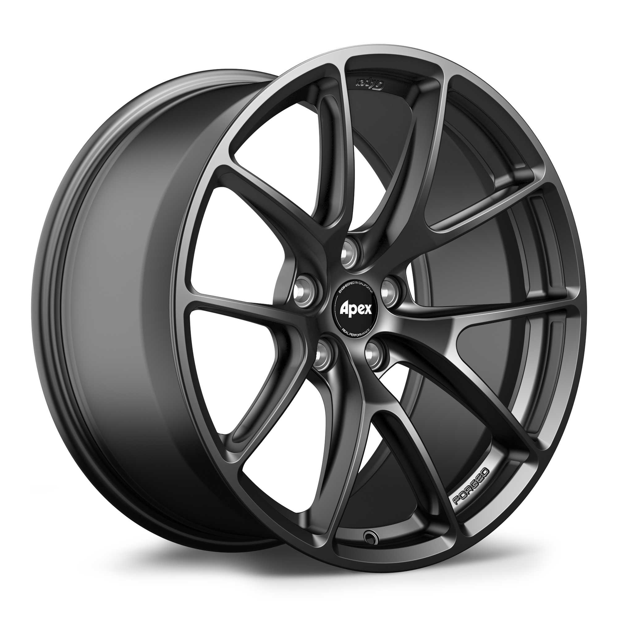 Apex VS-5RX Forged Alloy Wheel 19x9.5 ET33 5x114.3 Satin Black 64.1mm CB