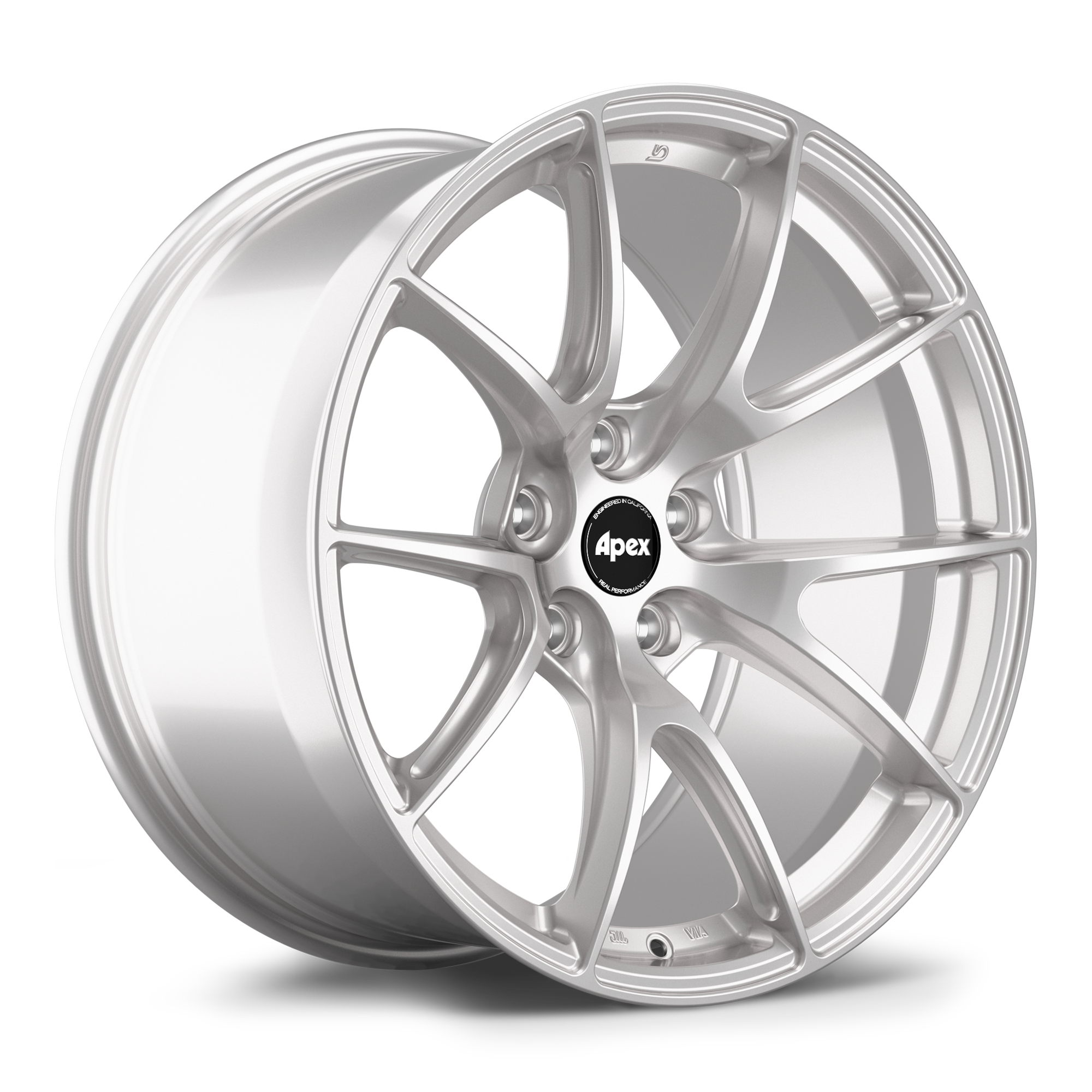 Apex VS-5 Alloy Wheel 19x11 ET44 5x120 Race Silver 72.56mm CB