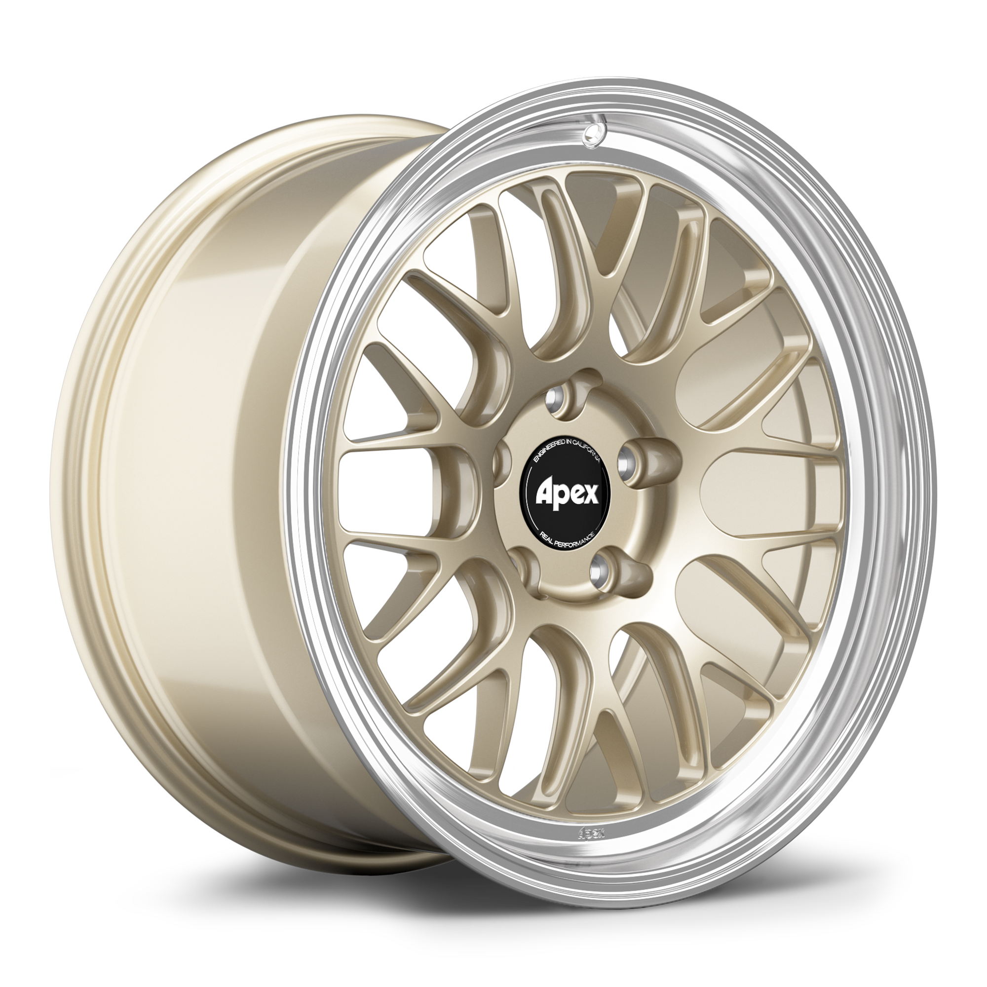 Apex ML-10RT Forged Alloy Wheel 18x10 ET42 5x120 Gloss Motorsport Gold - Machined Lip 67.1mm CB