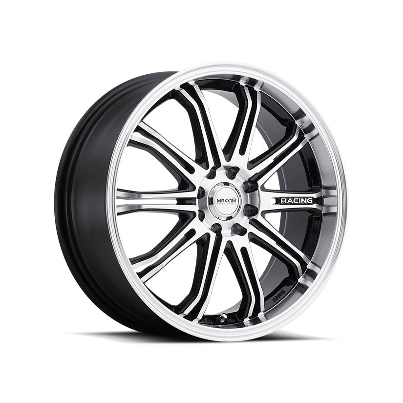 Maxxim Ferris Alloy Wheel 15x6.5 ET38 5x100, 5x114.3 Gloss Black Machined Face 73.1mm CB