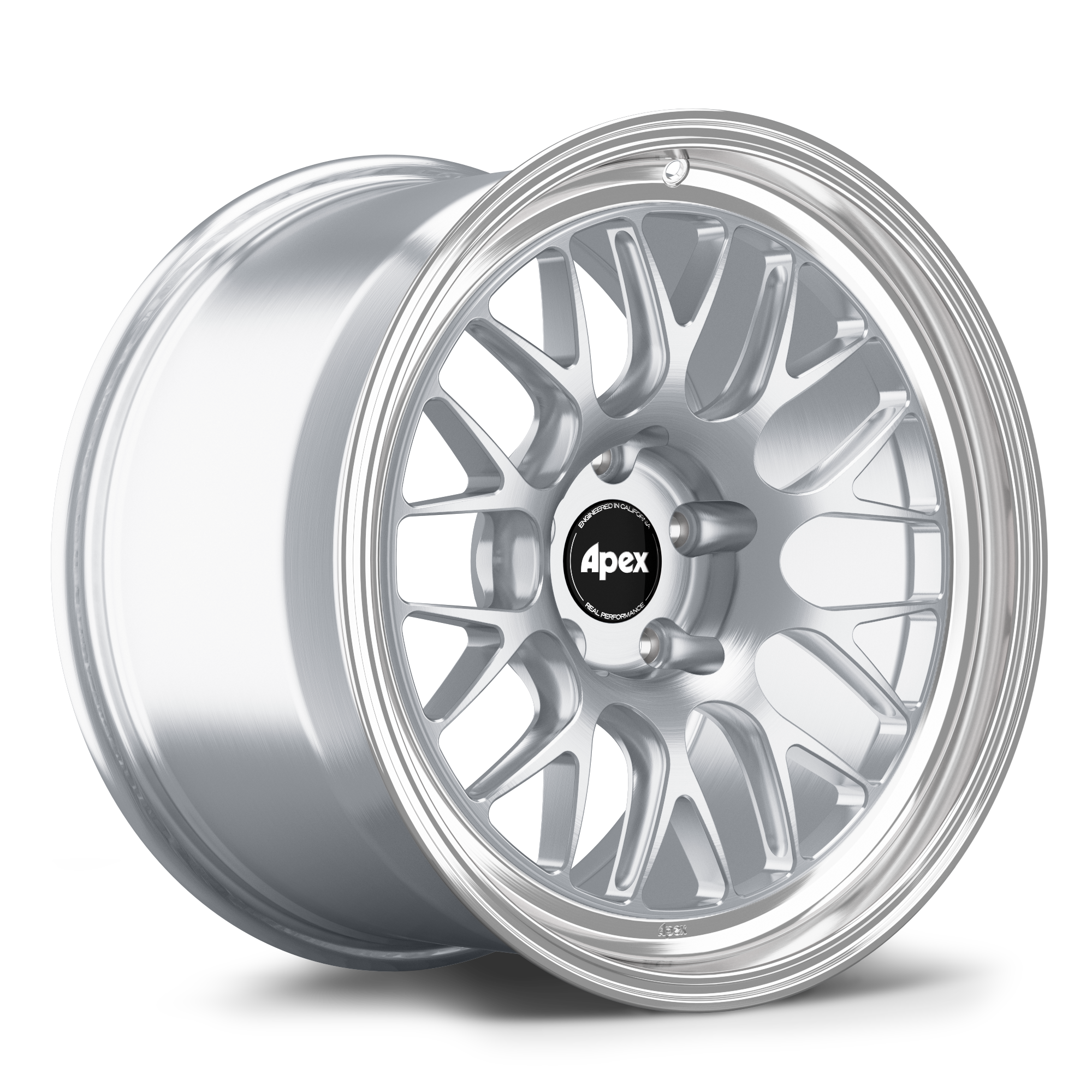 Apex ML-10RT Alloy Wheel 18x11 ET25 5x120 72.56mm CB Brushed Clear - Machined Lip