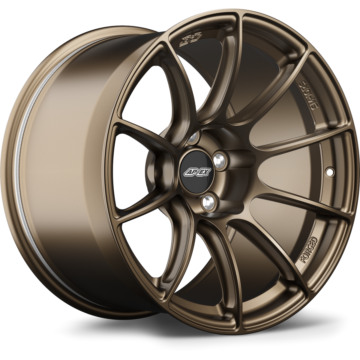 Apex SM-10RS Alloy Wheel 18x10.5 ET22 5x120 72.56mm CB Satin Bronze