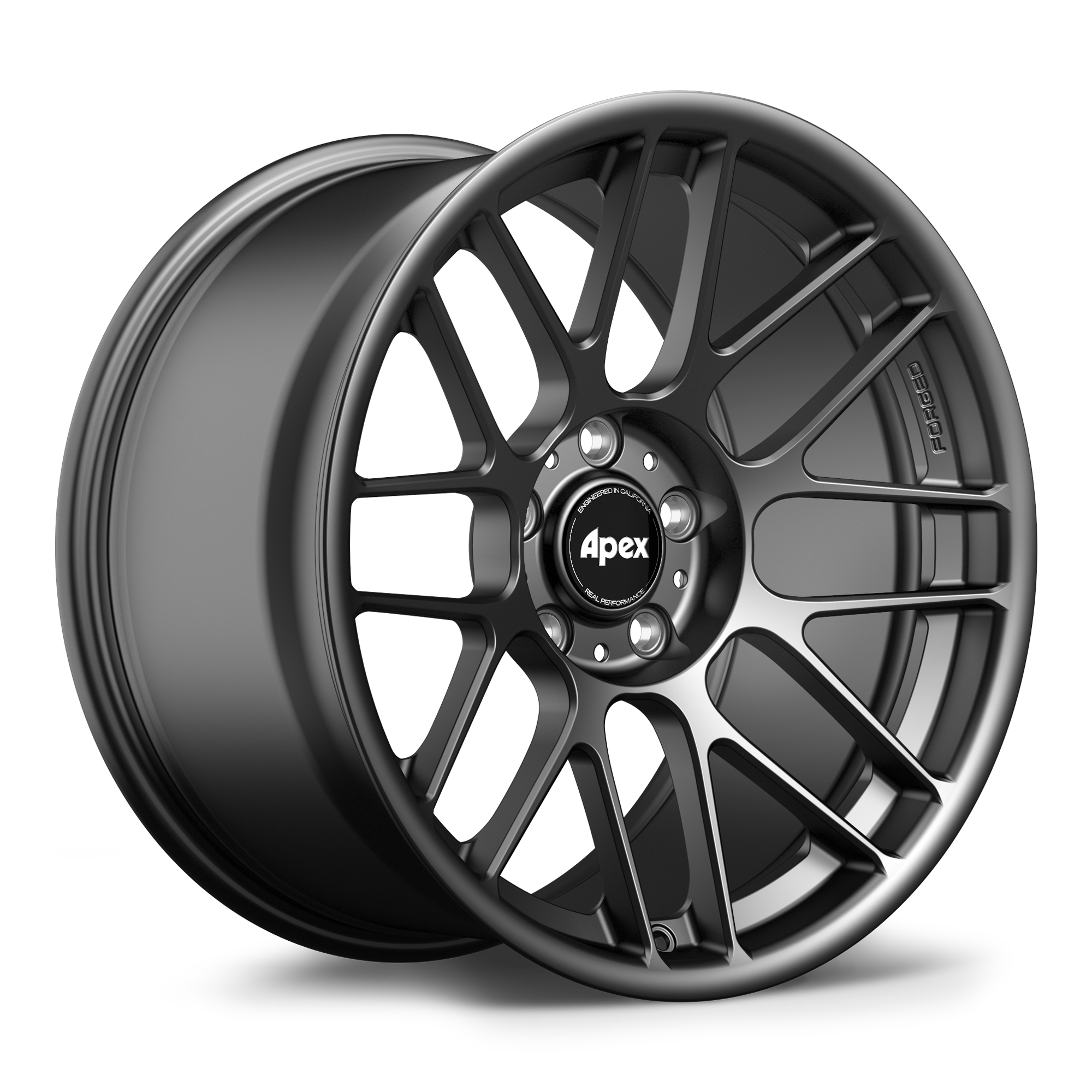 Apex ARC-8RT Forged Alloy Wheel 18x11 ET44 5x120 Satin Black 72.56mm CB