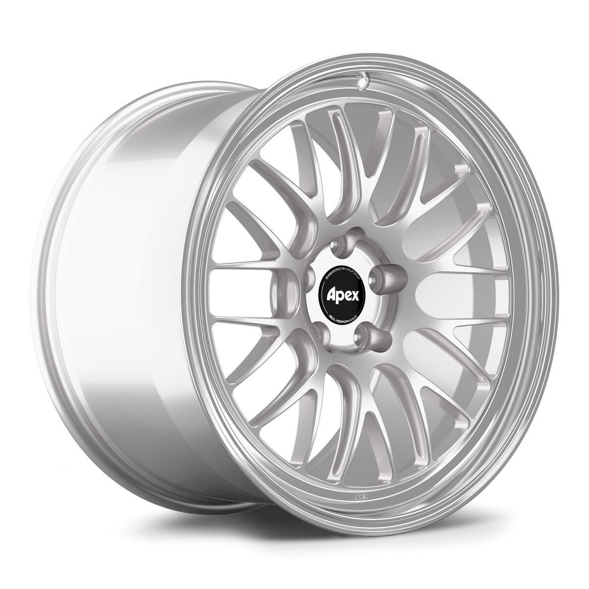 Apex ML-10RT Forged Alloy Wheel 20x12 ET50 5x120.65 Race Silver - Machined Lip 70.3mm CB