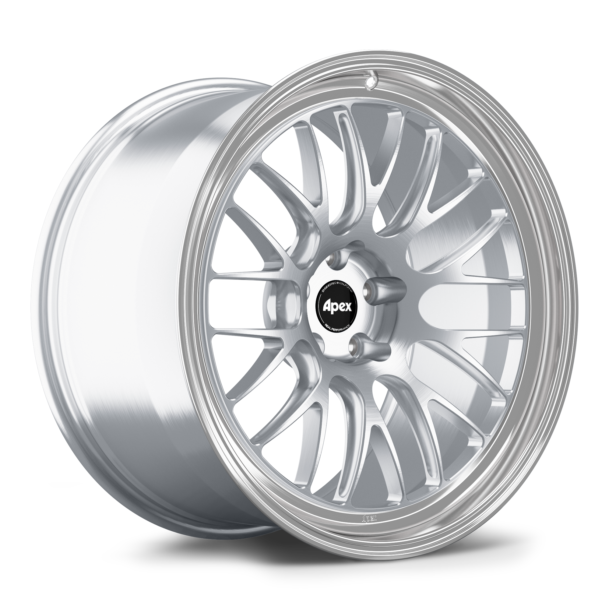 Apex ML-10RT Forged Alloy Wheel 20x11 ET18 5x112 Brushed Clear - Machined Lip 66.6mm CB