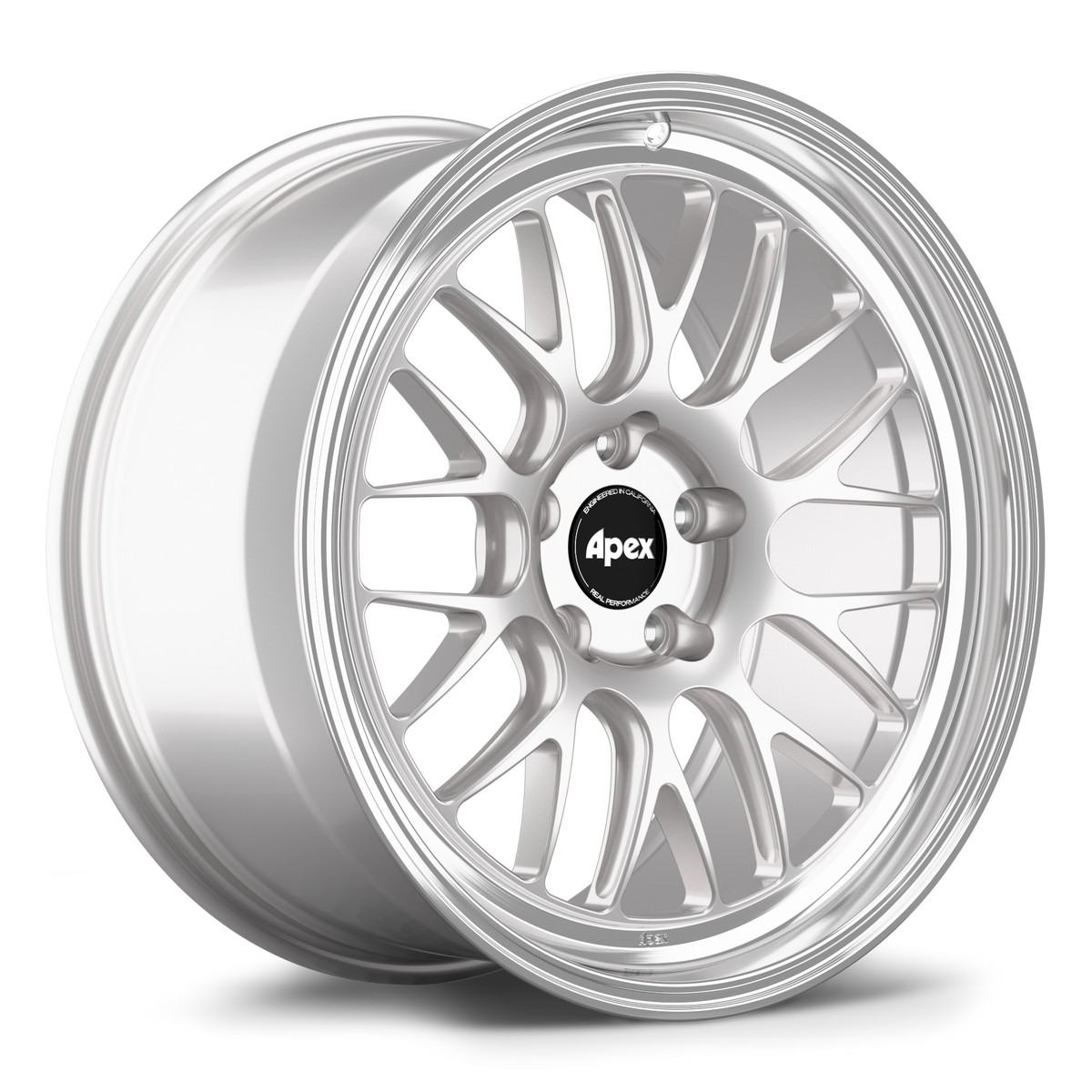 Apex ML-10RT Forged Alloy Wheel 19x11.5 ET48 5x120 Race Silver - Machined Lip 67.1mm CB