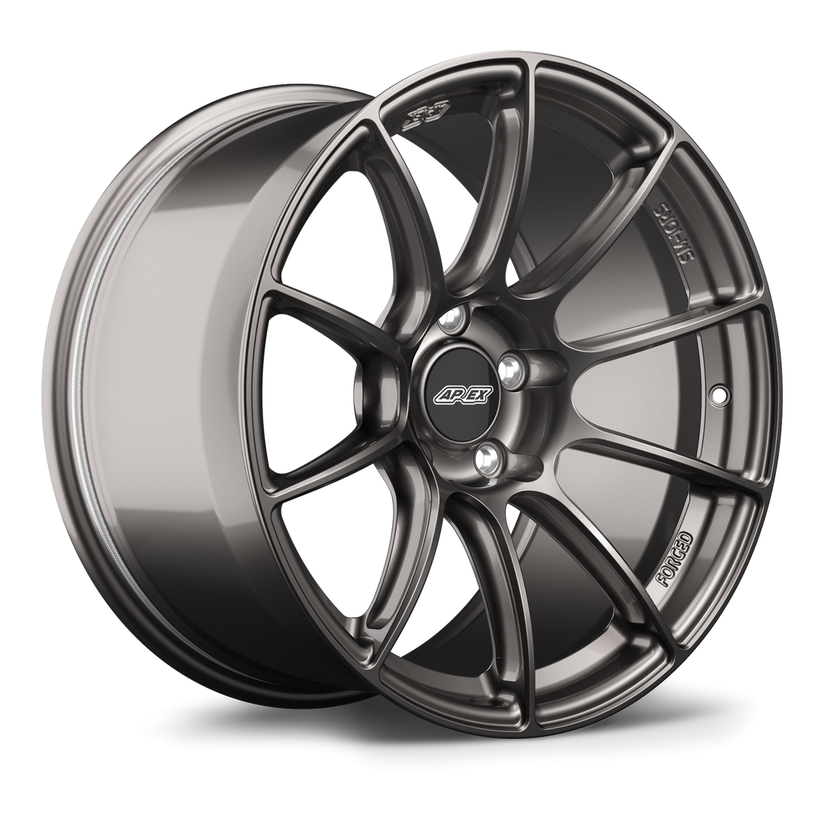 Apex SM-10RS Alloy Wheel 18x12 ET42 5x120.65 70.3mm CB Anthracite