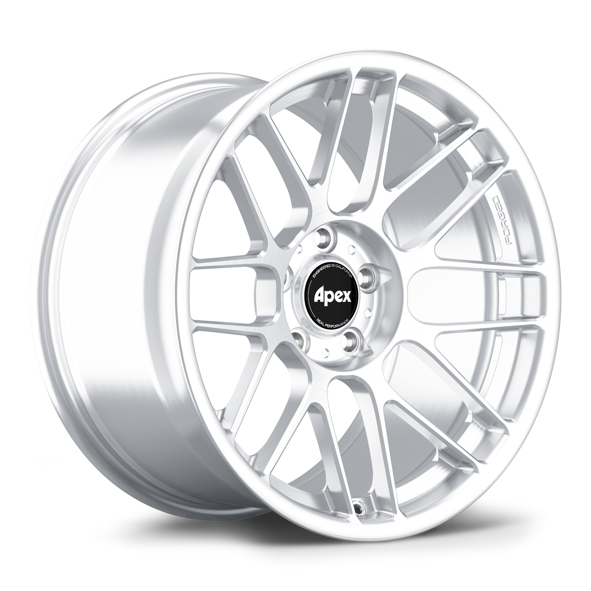 Apex ARC-8RT Forged Alloy Wheel 19x11 ET44 5x120 Brushed Clear 72.56mm CB