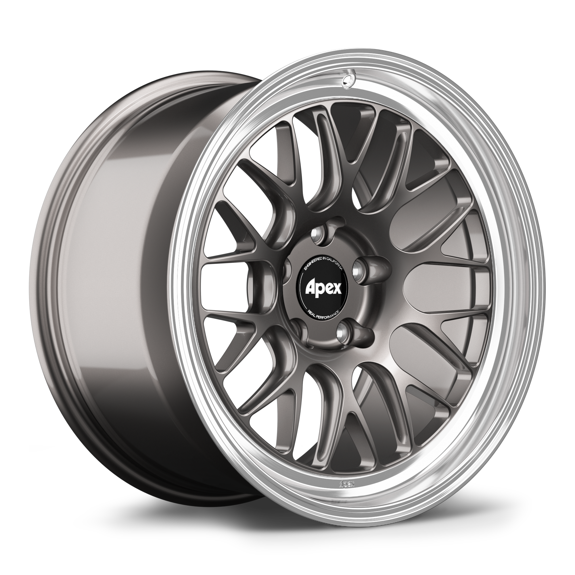 Apex ML-10RT Forged Alloy Wheel 18x11 ET36 5x130 Anthracite - Machined Lip 71.6mm CB