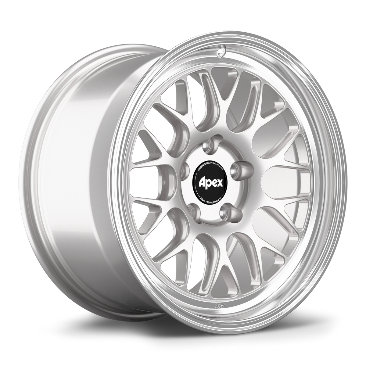 Apex ML-10RT Forged Alloy Wheel 17x9.5 ET35 5x120 Race Silver - Machined Lip 72.56mm CB