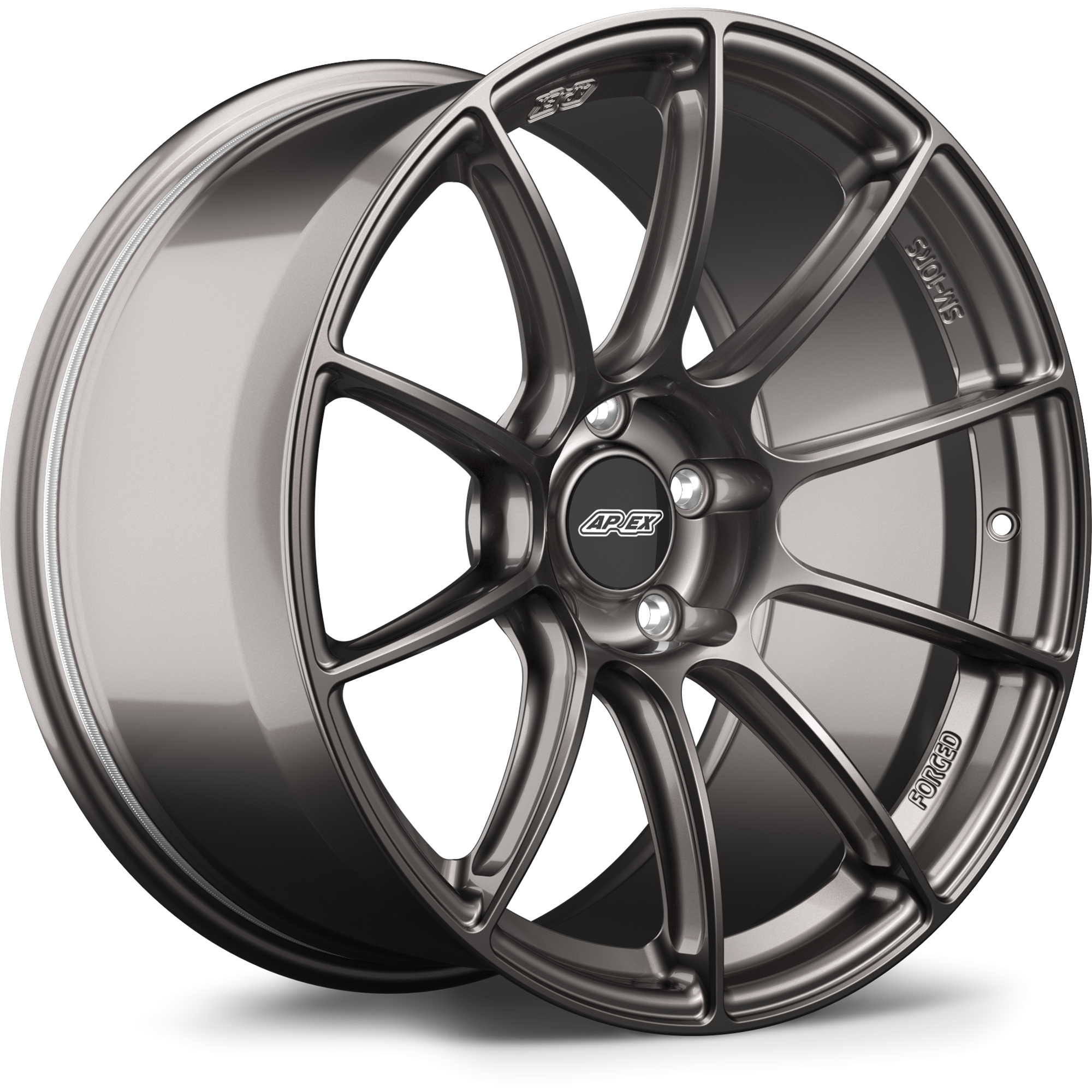 Apex SM-10RS Forged Alloy Wheel 19x9.5 ET25 5x112 Anthracite 66.6mm CB