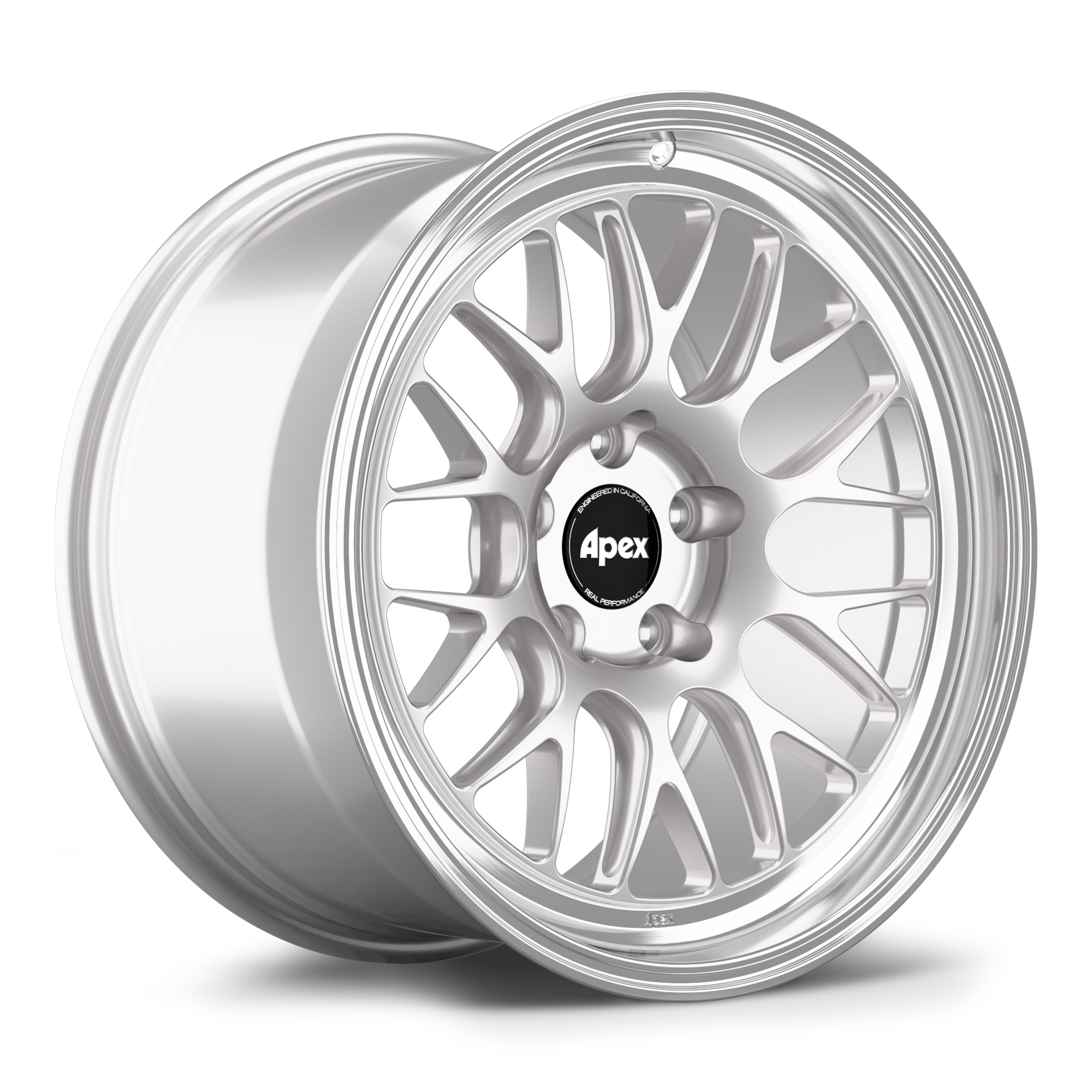 Apex ML-10RT Forged Alloy Wheel 18x11 ET36 5x130 Race Silver - Machined Lip 71.6mm CB