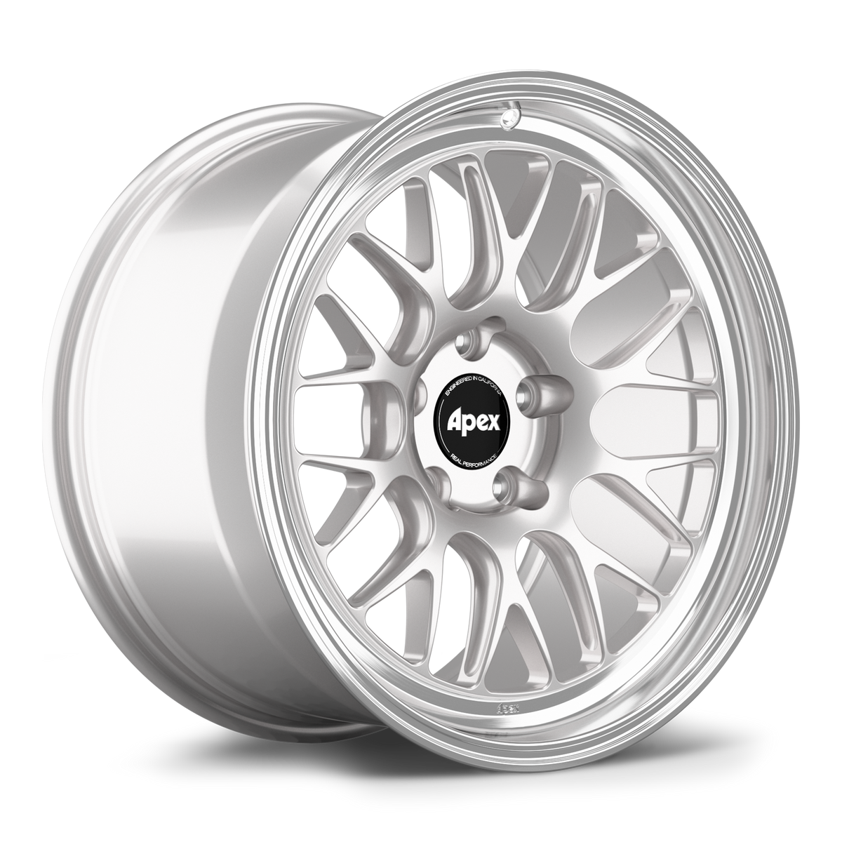 Apex ML-10RT Forged Alloy Wheel 18x11 ET44 5x120 Race Silver - Machined Lip 72.56mm CB